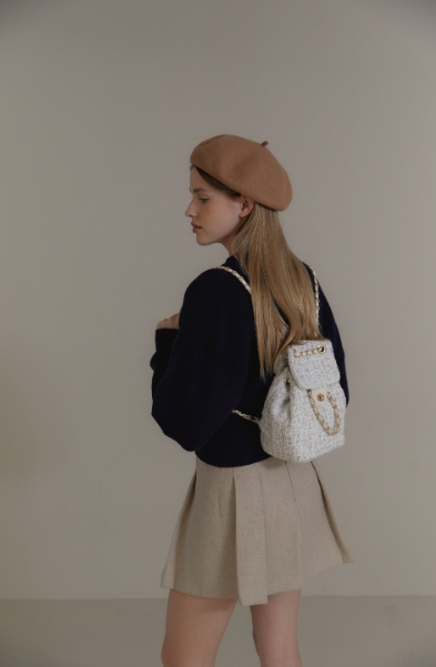 韓國 Anoetic TWEED CLASSIC BACKPACK【AT074】