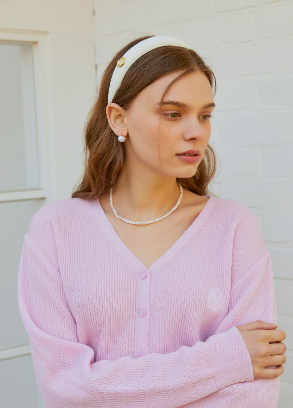 韓國 Anoetic GOLD STAMP HAIRBAND【AT085】