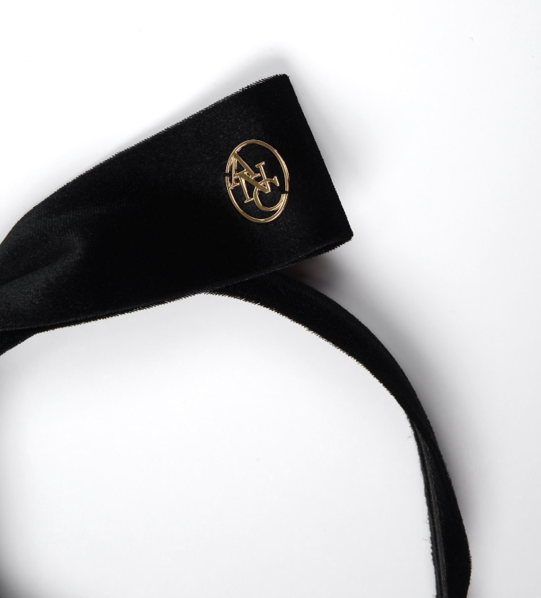 韓國 Anoetic VELVET RIBBON HAIRBAND【AT090】