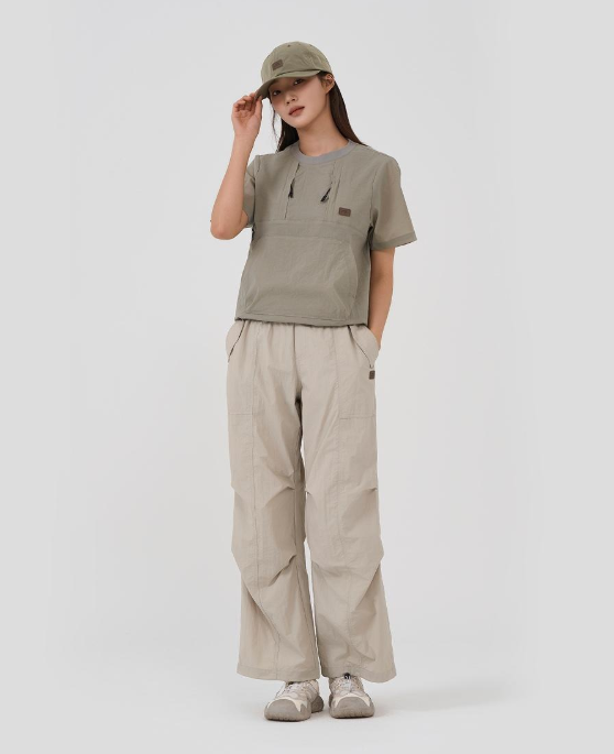韓國 BBC Pocket Flap Parachute Pants【BC031】