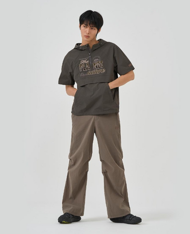 韓國 BBC Double Rivet Parachute Pants【BC032】