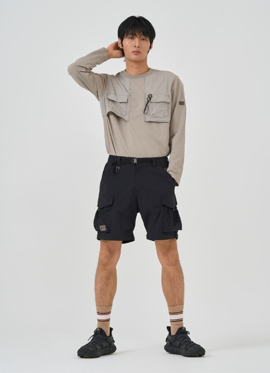 韓國 BBC Convertible String Cargo Pants【BC035】