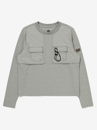 韓國 BBC Woven Patch Long Sleeve【BC039】