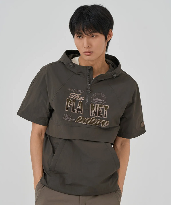 韓國 BBC Planet embroidery anorak【BC041】