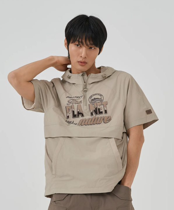 韓國 BBC Planet embroidery anorak【BC041】