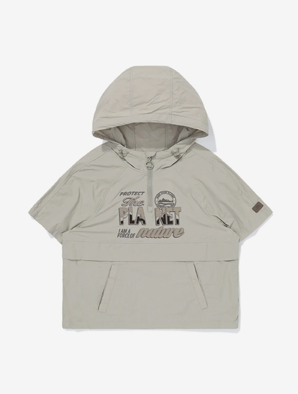 韓國 BBC Planet Embroidered Anorak【BC042】