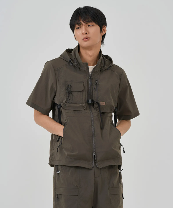 韓國 BBC Layered Short Sleeve Jacket【BC048】