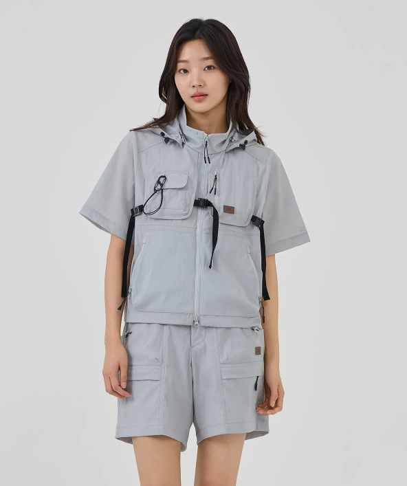 韓國 BBC W Layered Short Sleeve Jacket【BC049】