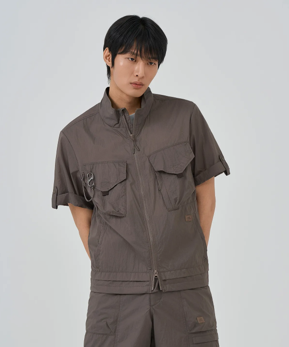 韓國 BBC Utility Short Sleeve Jacket【BC050】