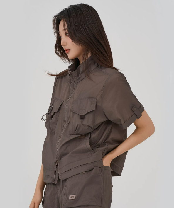 韓國 BBC W Utility Short Sleeve Jacket【BC051】