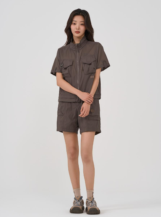 韓國 BBC W Utility Short Sleeve Jacket【BC051】