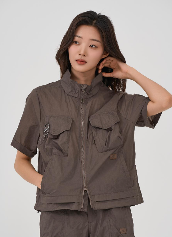 韓國 BBC W Utility Short Sleeve Jacket【BC051】