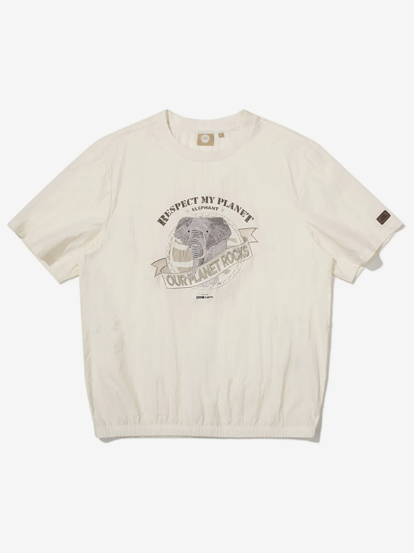 韓國 BBC Graphic Woven Round T-Shirt【BC054】