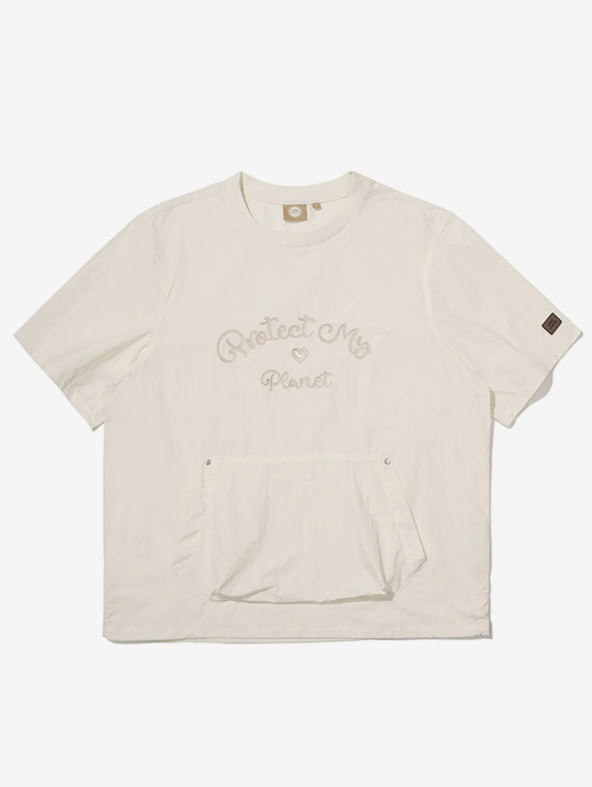 韓國 BBC Chain embroidery woven round t-shirt【BC056】