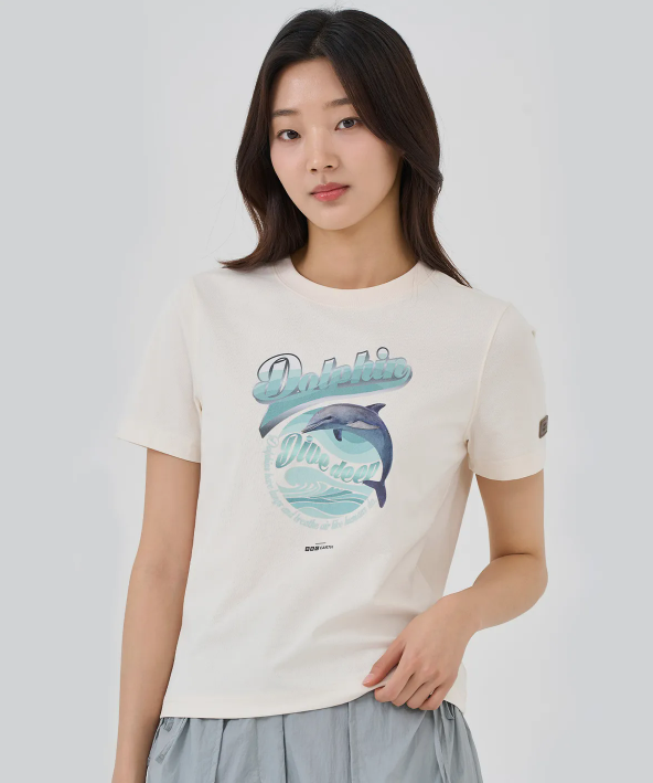 韓國 BBC W Dolphin Short Sleeve Round【BC061】