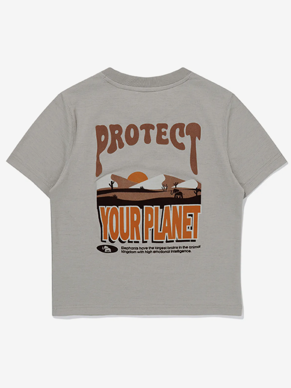 韓國 BBC W Floppy Nature Short Sleeve Round【BC063】