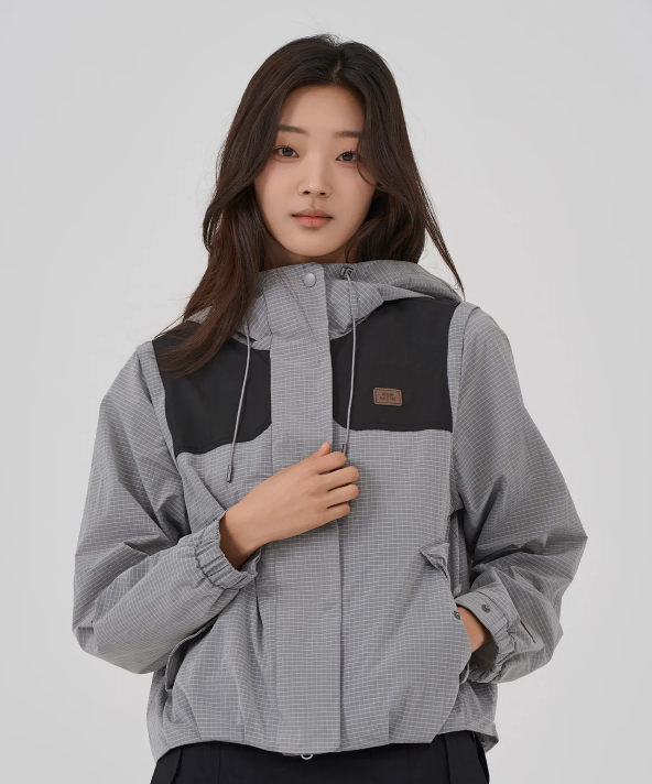 韓國 BBC W Color Block Convertible Jacket【BC064】