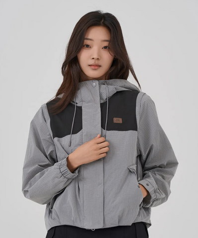 韓國 BBC W Color Block Convertible Jacket【BC064】