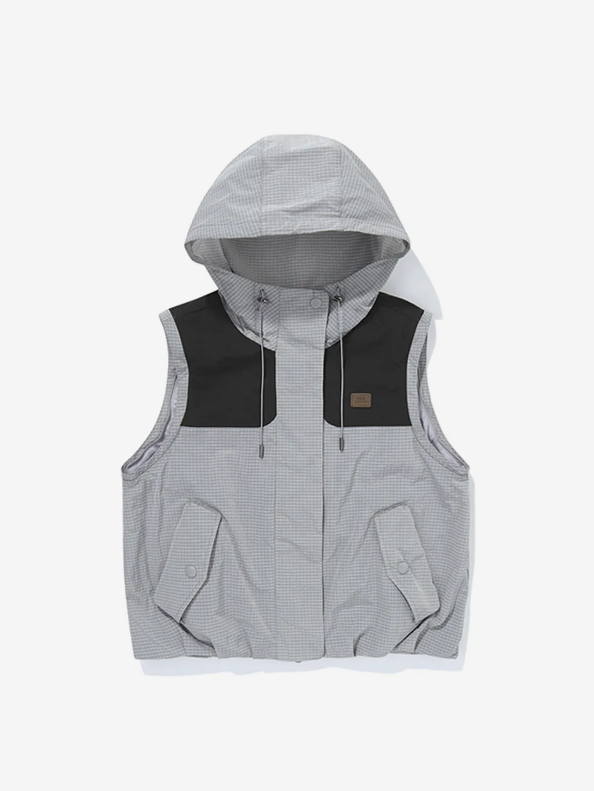 韓國 BBC W Color Block Convertible Jacket【BC064】