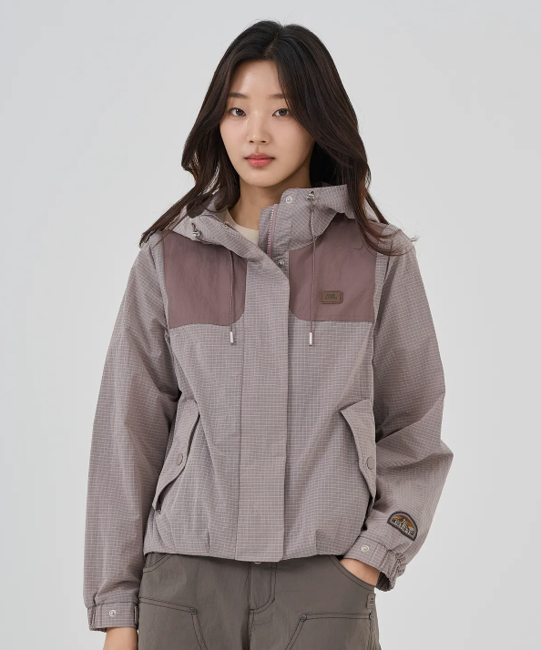 韓國 BBC W Color Block Convertible Jacket【BC064】