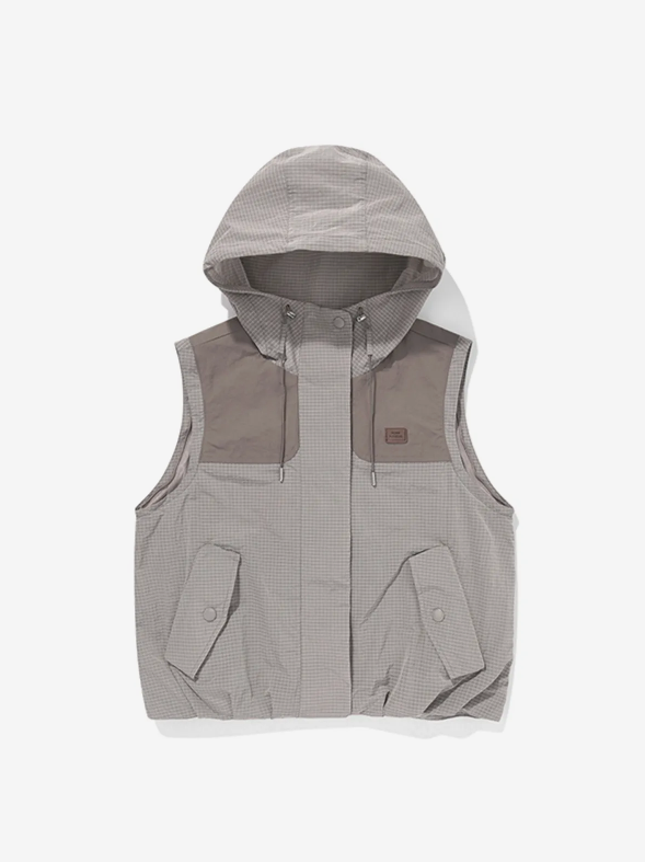 韓國 BBC W Color Block Convertible Jacket【BC064】