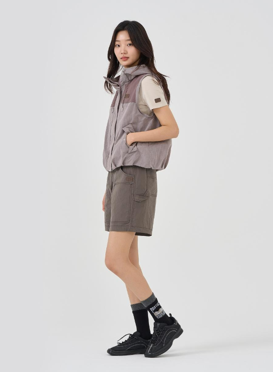 韓國 BBC W Color Block Convertible Jacket【BC064】