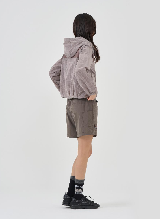 韓國 BBC W Color Block Convertible Jacket【BC064】