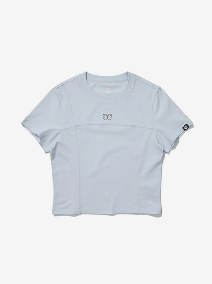韓國 BBC Line Color Block Short Sleeve T-shirt【BC074】