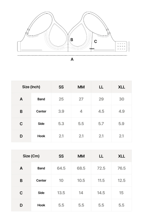 【現貨】韓國 Verish Cool Fit Bra Comfort Big【VE025】