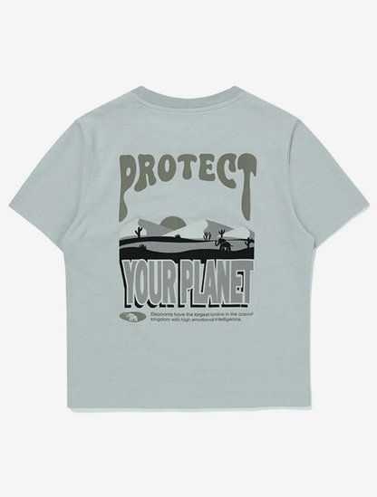 韓國 BBC W Floppy Nature Short Sleeve Round【BC063】