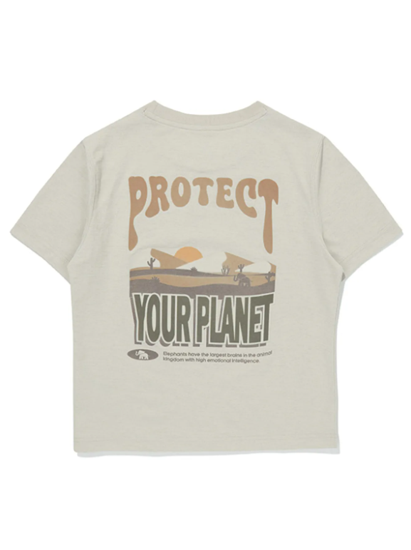 韓國 BBC W Floppy Nature Short Sleeve Round【BC063】