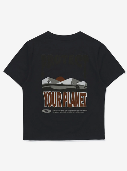 韓國 BBC W Floppy Nature Short Sleeve Round【BC063】
