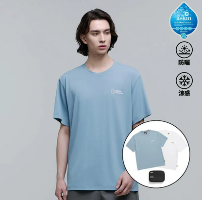 【現貨】韓國 National Geographic Uni-Mace Functional 2 PACK T-shirt【NG480】