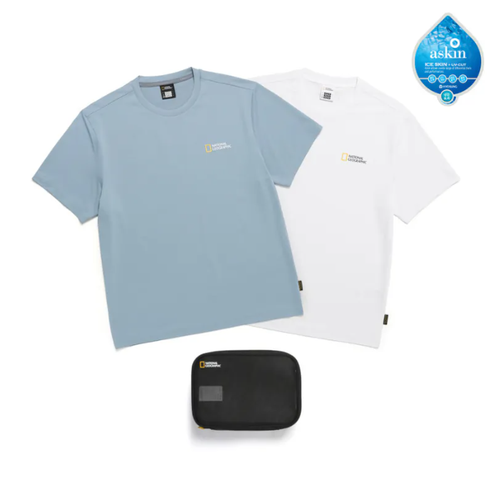 【現貨】韓國 National Geographic Uni-Mace Functional 2 PACK T-shirt【NG480】