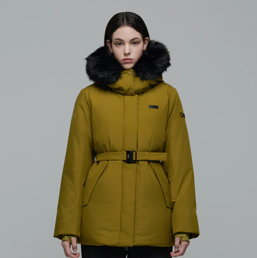 【現貨】韓國 National Geographic 女裝ATLAS WINDSTOPPER 中長版羽絨外套【NG084】