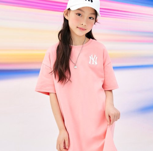 【現貨】MLB Kids Basic Big Logo Short Sleeve One Piece【ST085】