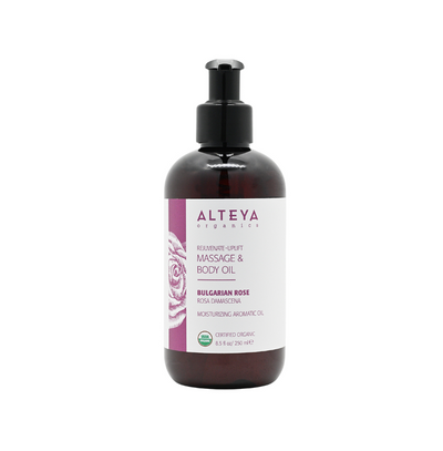 【現貨】Alteya Organics 有機保加利亞玫瑰煥活按摩身體油 250ml【SS451】
