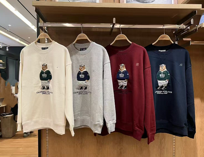 韓國 Who.A.U Steve Patch Sweatshirt【WA185】