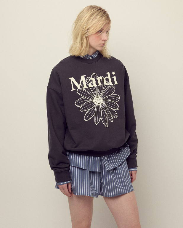韓國 Mardi Mercredi Sweatshirt Flowermardi【MM151】
