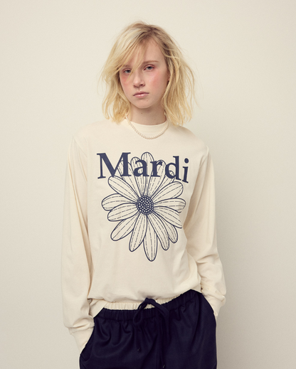 韓國 Mardi Mercredi Tshirt Long Sleeve Flowermardi【MM155】