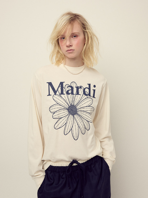【現貨】韓國 Mardi Mercredi Tshirt Long Sleeve Flowermardi【MM155】