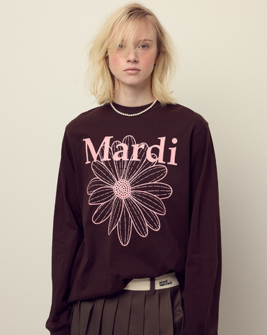 韓國 Mardi Mercredi Tshirt Long Sleeve Flowermardi【MM155】