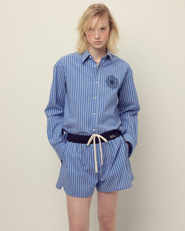 韓國 Mardi Mercredi Cotton Shirt Stripe【MM156】