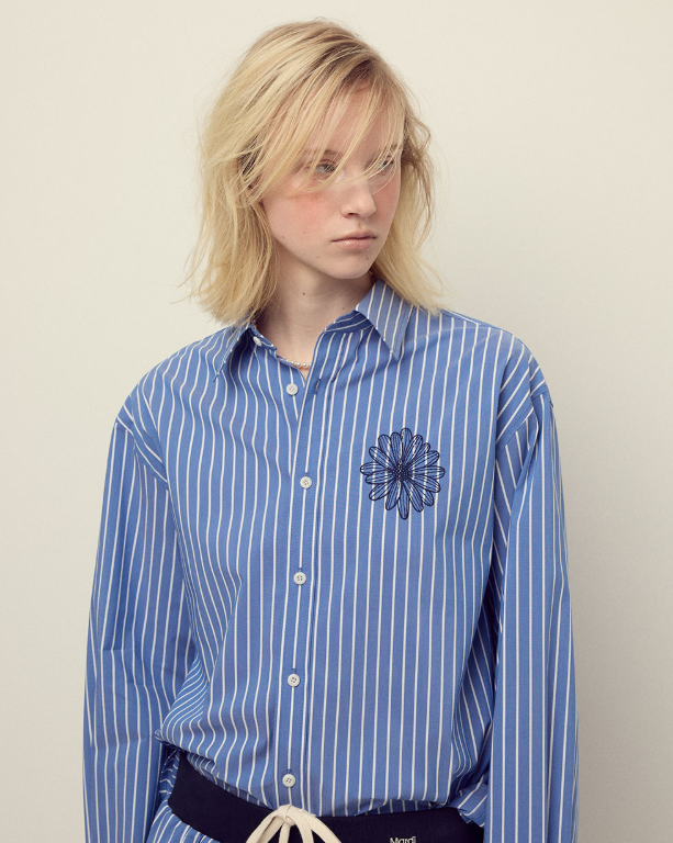 韓國 Mardi Mercredi Cotton Shirt Stripe【MM156】