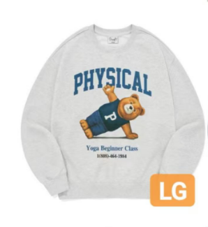 韓國 Phyps Triangle Bear Sweatshirt【PS002】