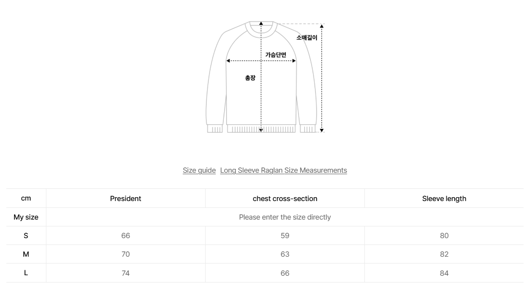韓國 Ambler Running Raglan Sweatshirt【AR010】