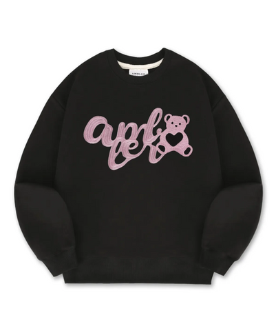 韓國 Ambler Heart Bear Sweatshirt【AR116】