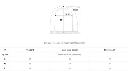 韓國 Ambler I-GomU Raglan Overfit Long Sleeve【AR058】