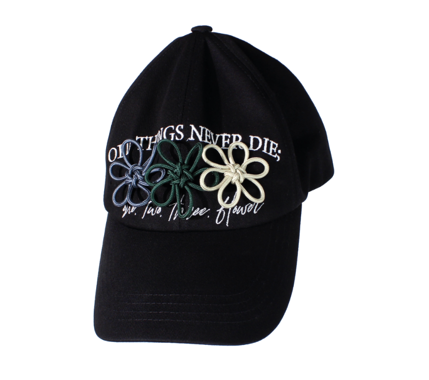 韓國 ONGO ONE, TWO, THREE, Flower Knot Cap【ON009】