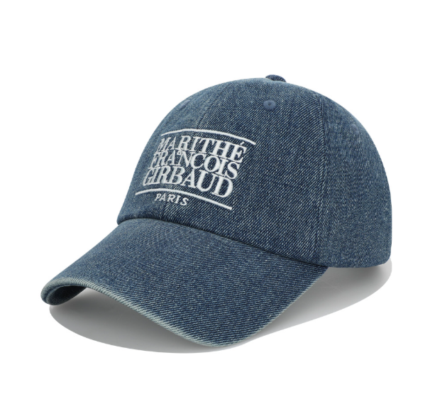 韓國 Marithe Francois Girbaud Denim Washing Classic Logo Covered Cap【MF675】